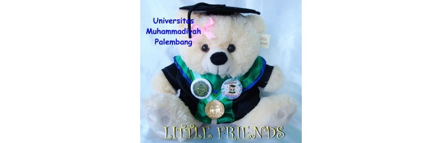 Boneka Wisuda Universitas Muhammadiyah Palembang